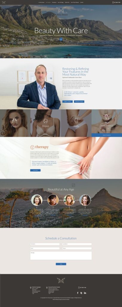 bộ sưu tập thiết kế website spa clinic đẹp