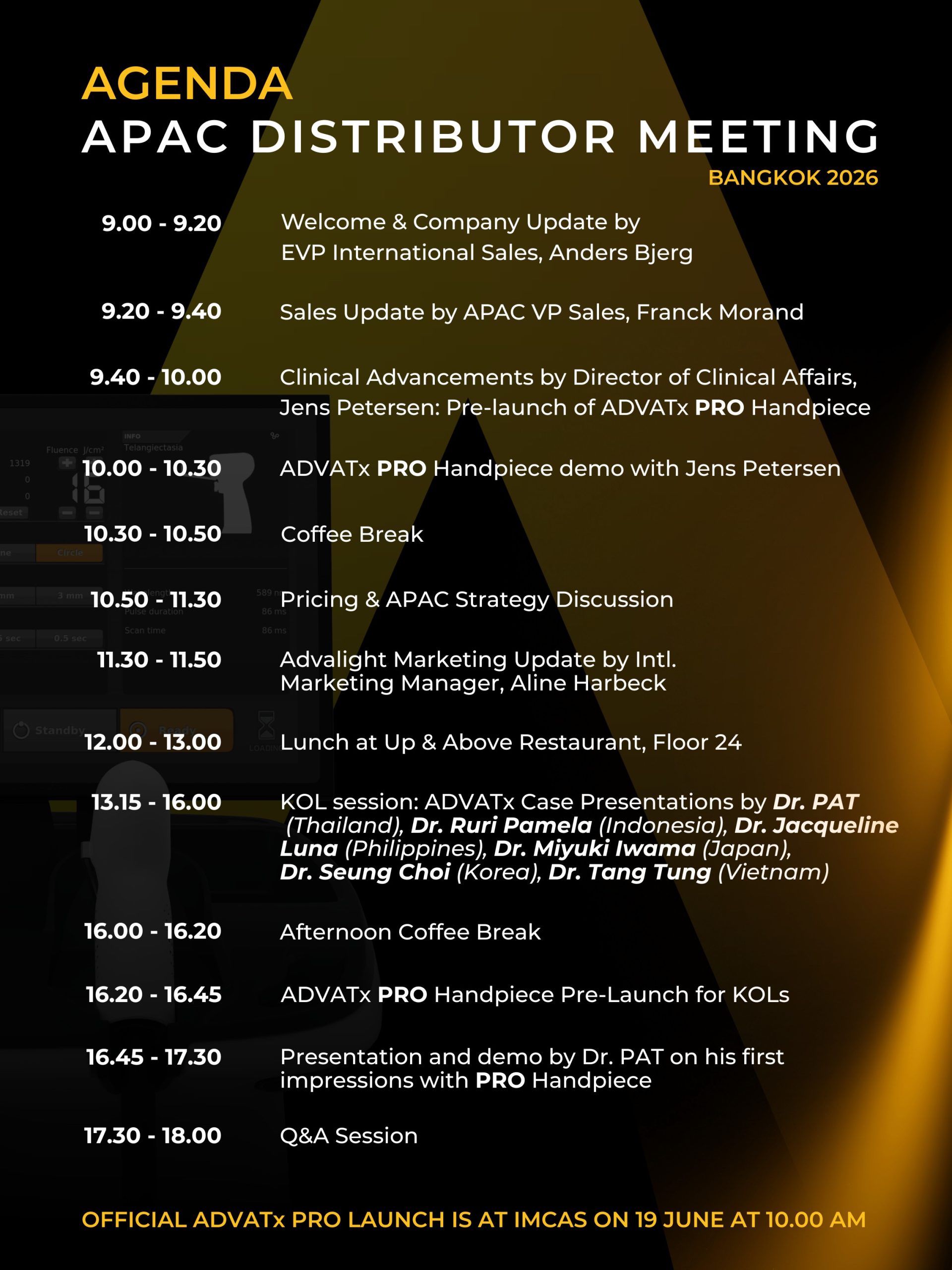 Advalight Meeting 2026