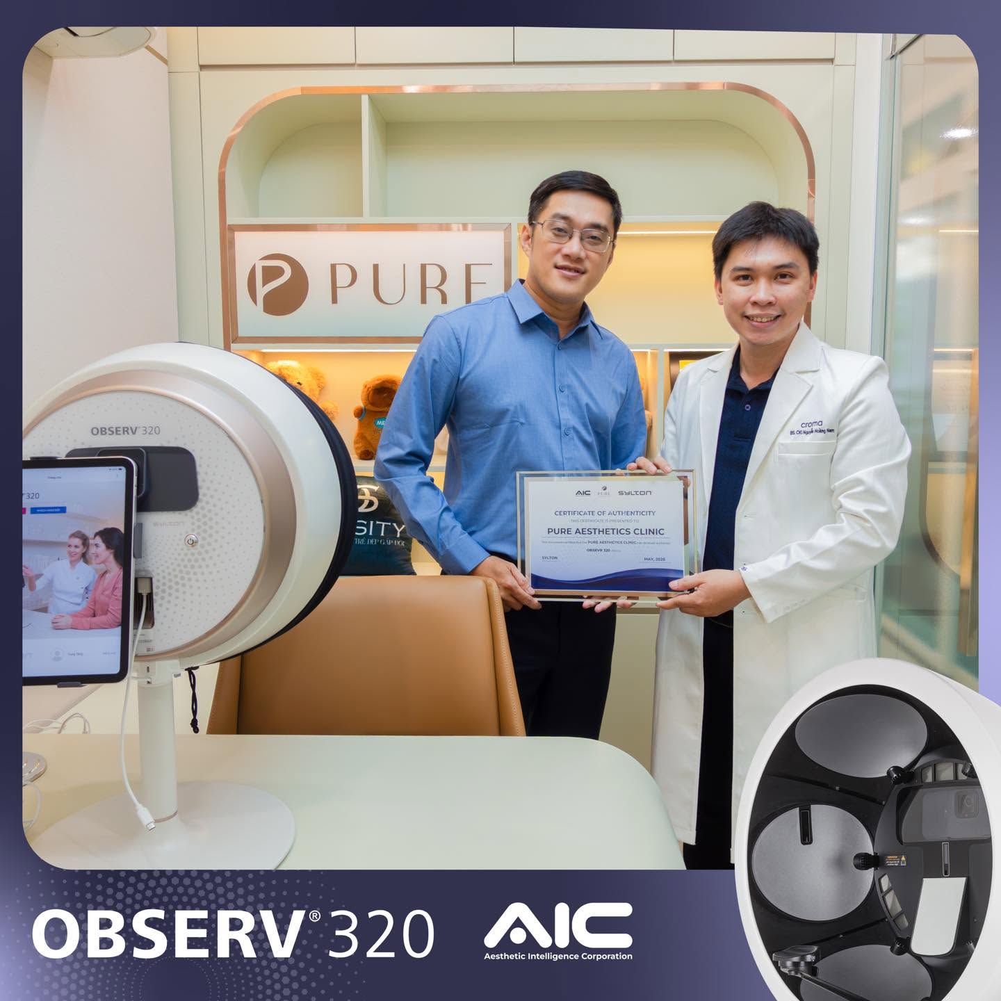 Phân Tích Da OBSERV® 320 Tại Pure Aesthetics Clinic